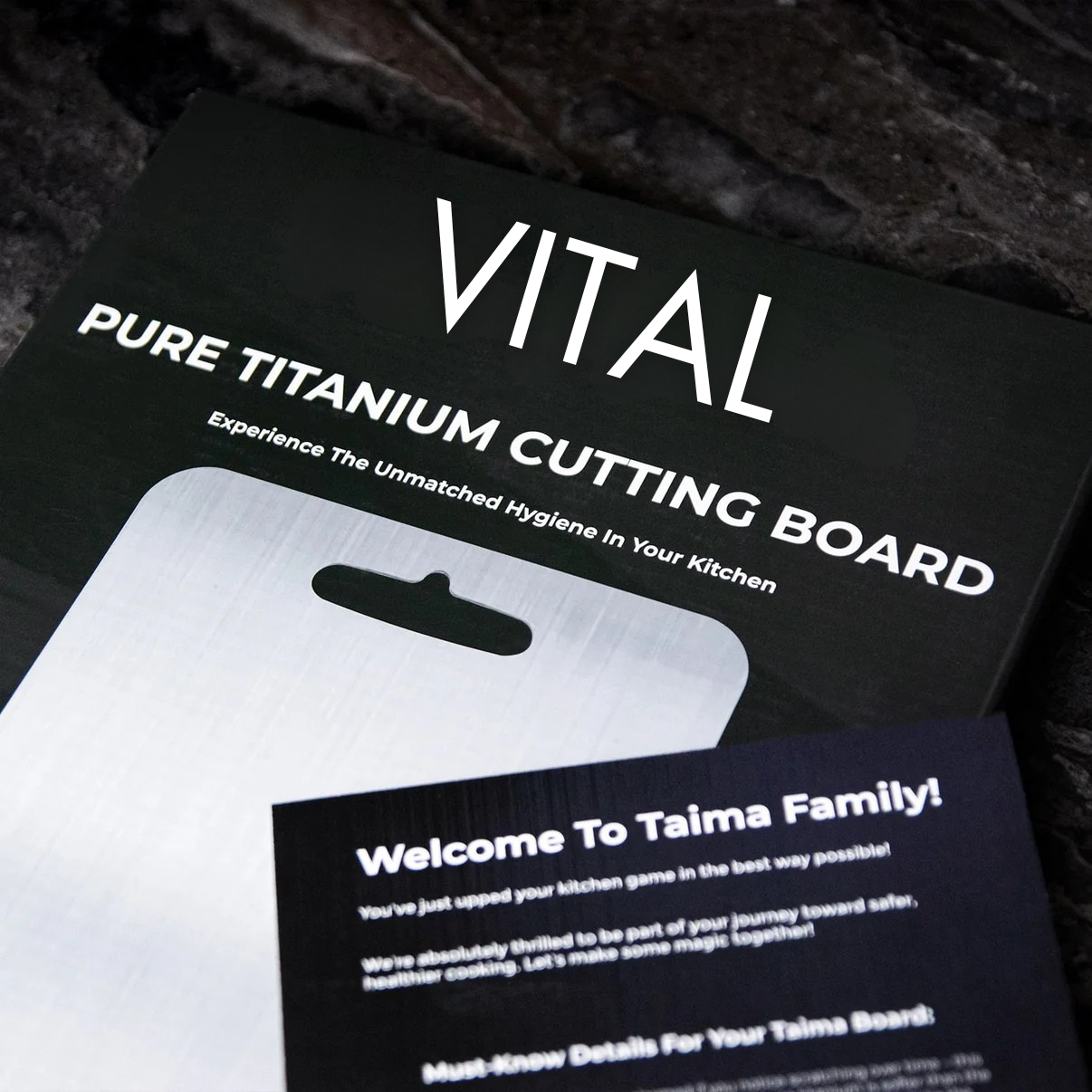 Original Vital™ 100% Reines Titan Schneidebrett