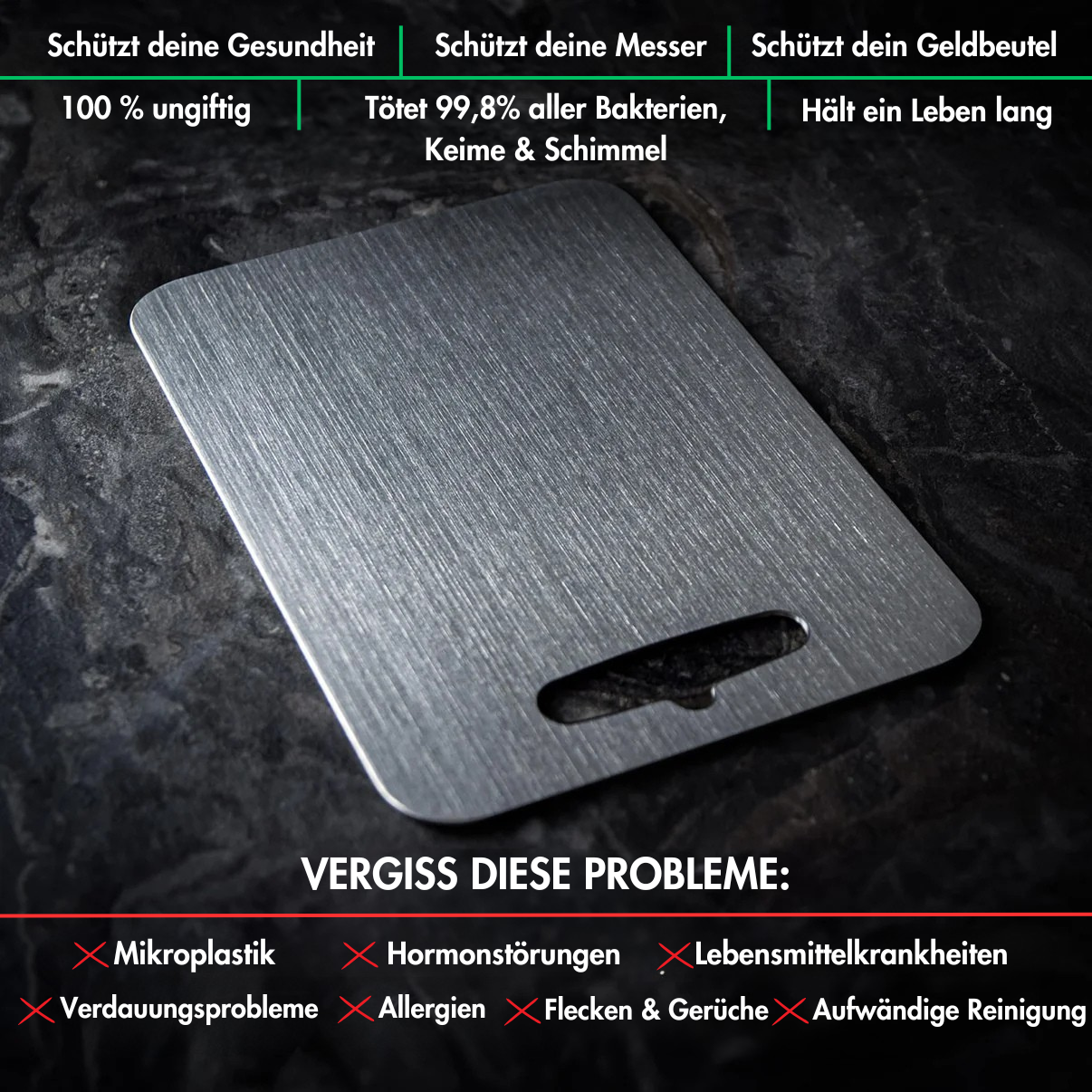 Original Vital™ 100% Reines Titan Schneidebrett