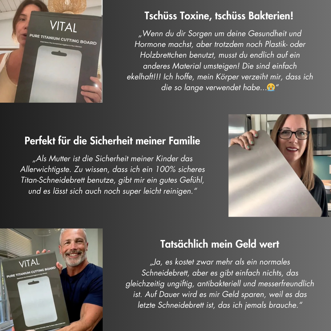 Original Vital™ 100% Reines Titan Schneidebrett