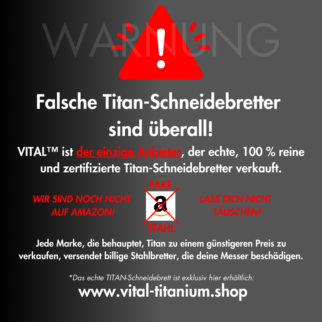 Original Vital™ 100% Reines Titan Schneidebrett