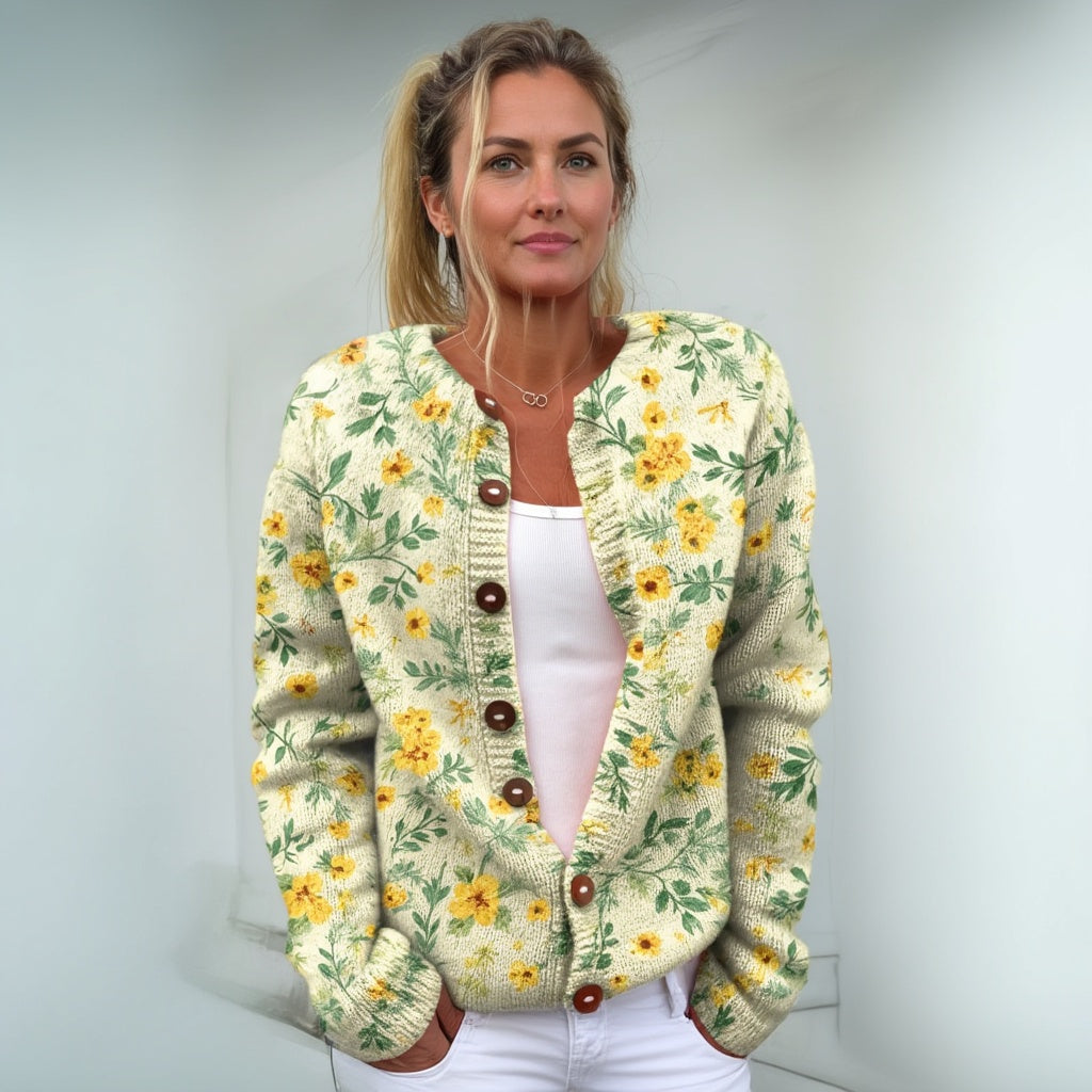Natura | Blumen-Cardigan