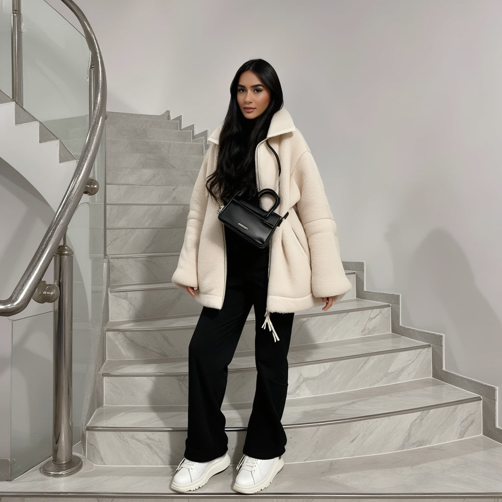 SERENITY | Plush Teddy Fleece Jacket