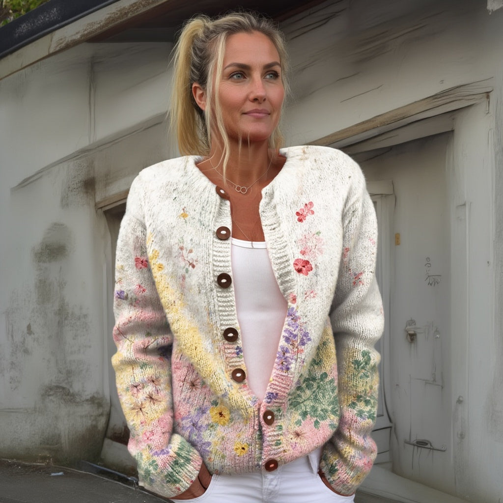 Natura | Blumen-Cardigan